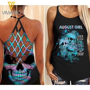 AUGUST GIRL CRISS-CROSS TANK TOP