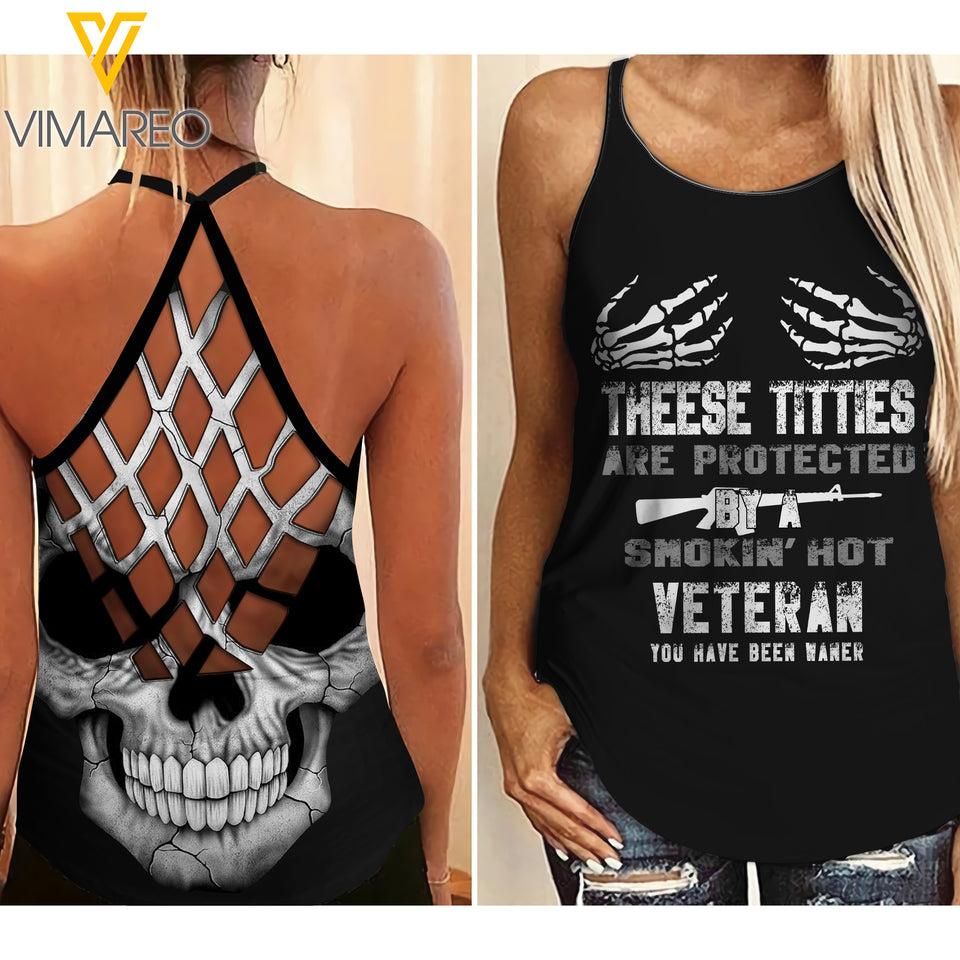 VETERAN CRISS-CROSS TANK TOP
