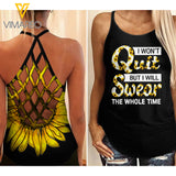 RUNNER CRISS-CROSS OPEN BACK CAMISOLE TANK TOP