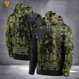 SWEDEN ARMY MASK HOODIE 3D PRINTED