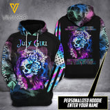 JULY GIRL CUSTOMIZE HOODIE 3D PRINTED