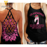 GRANDMA CRISS-CROSS OPEN BACK CAMISOLE TANK TOP