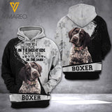 BOXER DOG HOODIE 3D PRINTED