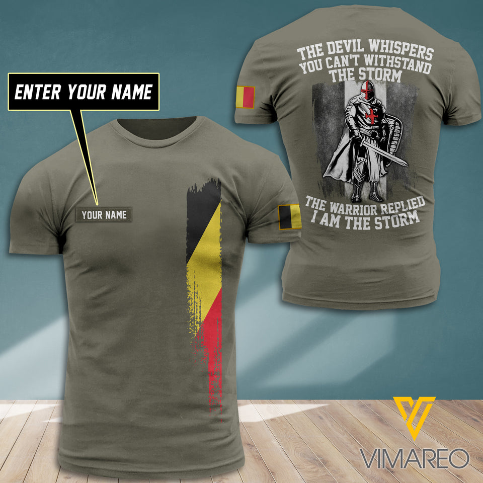 BELGIUM WARRIOR CUSTOMIZE T-SHIRT