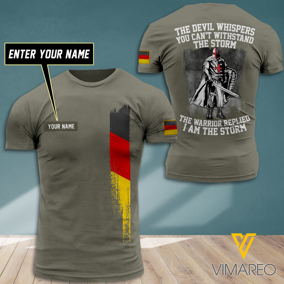 GERMANY WARRIOR CUSTOMIZE T-SHIRT