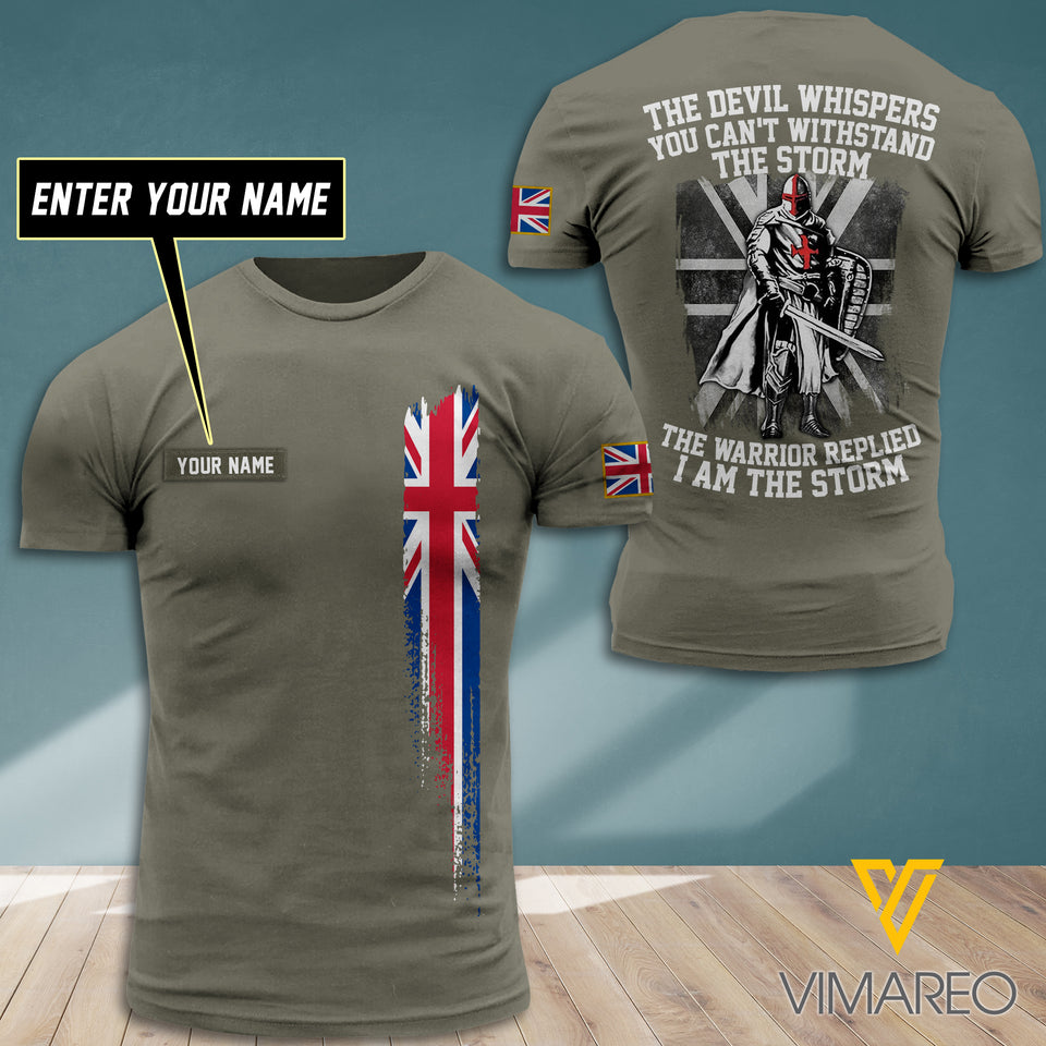 BRITISH WARRIOR CUSTOMIZE T-SHIRT