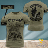 PERSONALIZED DENMARK VETERAN T-SHIRT