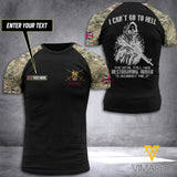 BRITISH ARMY CUSTOMIZE T-SHIRT 3D PRINTED