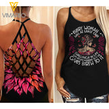 Every Woman Has At Least One Challenge In Life CRISS-CROSS TANK TOP