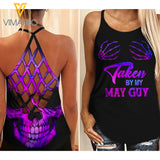 TAKEN BY MY MAY GUY CRISS-CROSS OPEN BACK CAMISOLE TANK TOP
