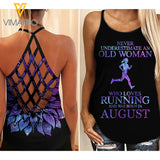 AUGUST WOMAN CRISS-CROSS OPEN BACK CAMISOLE TANK TOP