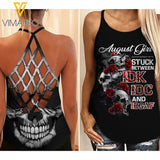 AUGUST GIRL CRISS-CROSS OPEN BACK CAMISOLE TANK TOP