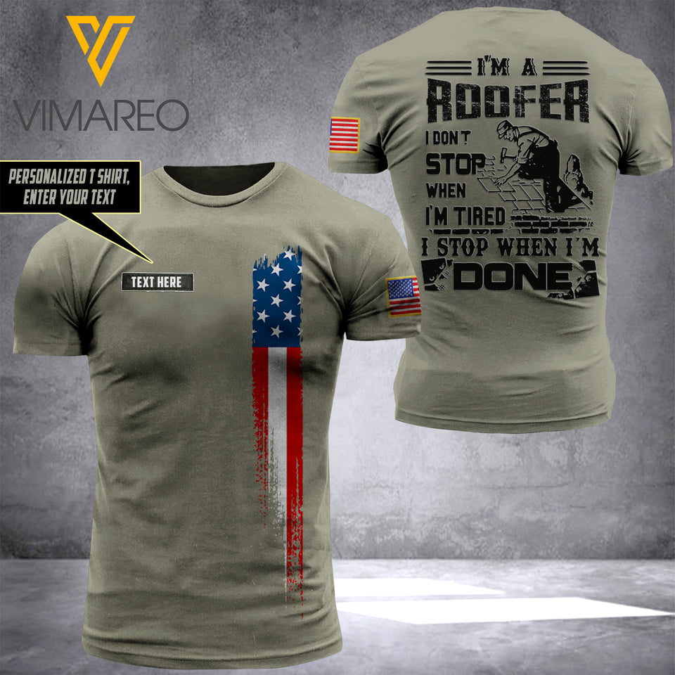 ROOFER CUSTOMIZE T-SHIRT