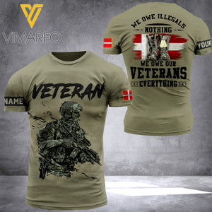 DENMARK VETERAN CUSTOMIZE T-SHIRT
