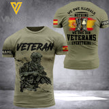 SPAINISH VETERAN CUSTOMIZE T-SHIRT