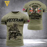BRITISH VETERAN CUSTOMIZE T-SHIRT