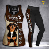 DACHSHUND DOG COMBO TANK+LEGGING 3D PRINTED LC