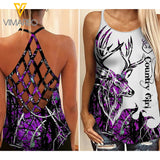COUNTRY GIRL CRISS-CROSS TANK TOP LEGGING