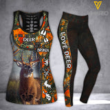 LOVE DEER COMBO TANK+LEGGING 3D PRINTED