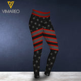 FIREFIGHTER MOM CRISS-CROSS TANK TOP/LEGGING