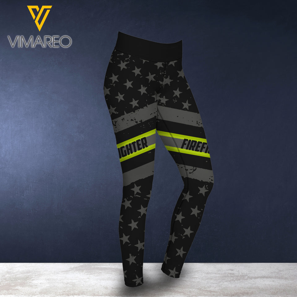 FIREFIGHTER CRISS-CROSS TANK TOP/LEGGING