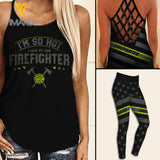 FIREFIGHTER CRISS-CROSS TANK TOP/LEGGING