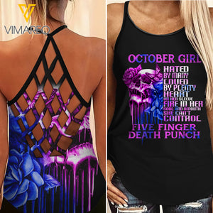 OCTOBER GIRL CRISS-CROSS OPEN BACK CAMISOLE TANK TOP