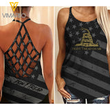 DON'T TREAD ON ME CRISS-CROSS TANK TOP/LEGGING