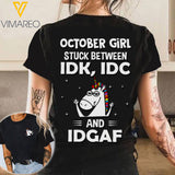 OCTOBER GIRL T-SHIRT