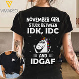 NOVEMBER GIRL T-SHIRT