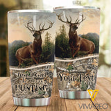 PERSONALIZED DEER HUNTING TUMBLER