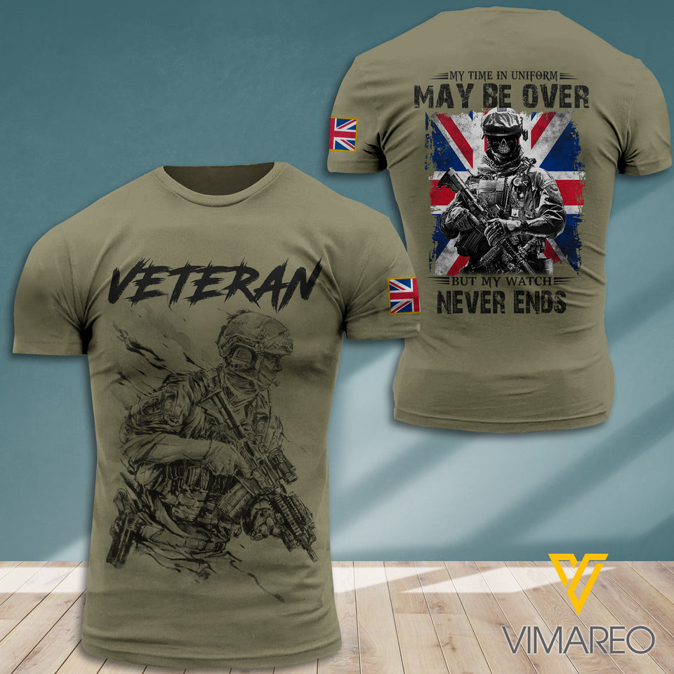 BRITISH VETERAN CUSTOMIZE T-SHIRT