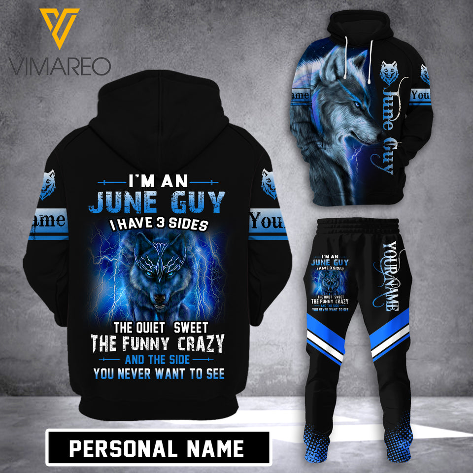 PERSONALIZED JUNE GUY CUSTOMIZE HOODIE+SWEATPANTS 3D PRINTED LC