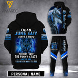 PERSONALIZED JUNE GUY CUSTOMIZE HOODIE+SWEATPANTS 3D PRINTED LC
