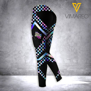 RACING GIRL CRISS-CROSS TANK TOP LEGGING