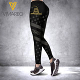 DON'T TREAD ON ME CRISS-CROSS TANK TOP/LEGGING