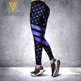 FIREFIGHTER MOM CRISS-CROSS TANK TOP/LEGGING