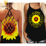 ALL WOMEN ARE CREATED EQUAL ALABAMA CRISS-CROSS OPEN BACK CAMISOLE TANK TOP