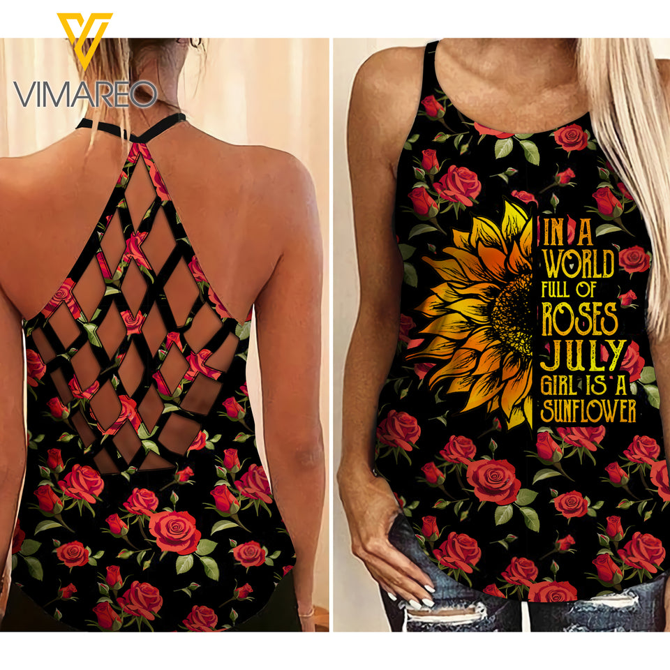 JULY GIRL CRISS-CROSS OPEN BACK CAMISOLE TANK TOP
