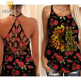 JULY GIRL CRISS-CROSS OPEN BACK CAMISOLE TANK TOP