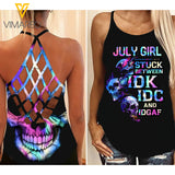 JULY GIRL CRISS-CROSS OPEN BACK CAMISOLE TANK TOP