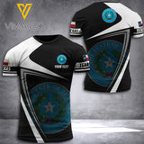 Customized Texas Flag 3D Printed TShirt/Hoodie