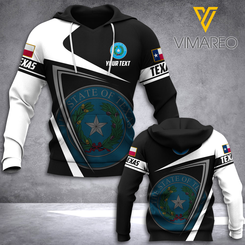 Customized Texas Flag 3D Printed TShirt/Hoodie