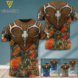 HUNTING 3D PRINTED TSHIRT 3 COLORS NEY22T