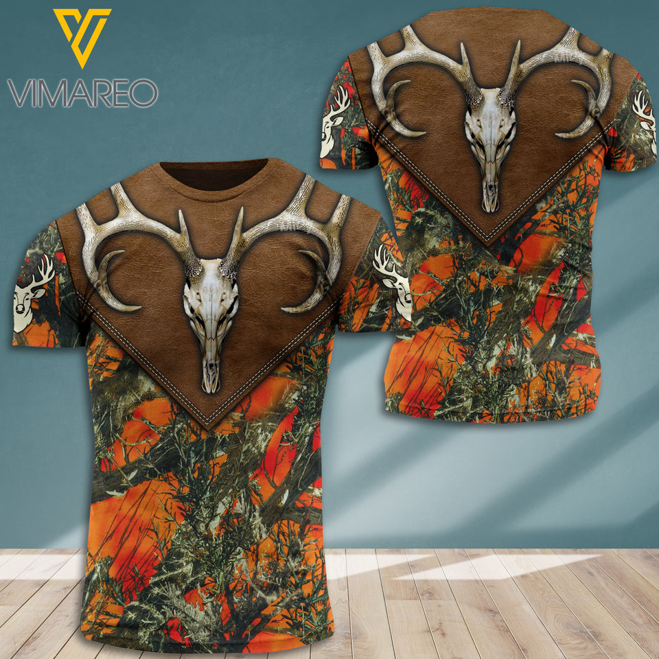 HUNTING 3D PRINTED TSHIRT 3 COLORS NEY22T