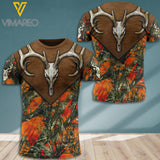 HUNTING 3D PRINTED TSHIRT 3 COLORS NEY22T