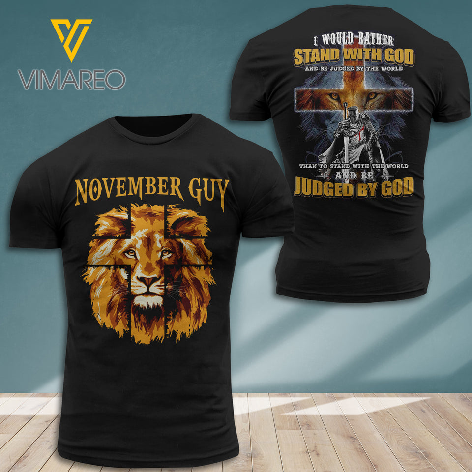 NOVEMBER GUY JUDGED BY GOD T-SHIRT