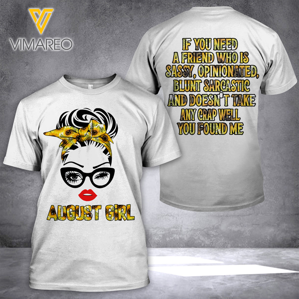 AUGUST GIRL TSHIRT PRINTED NEY28Q