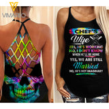 CHEF'S WIFE Criss-Cross Open Back Camisole Tank Top YYTT