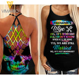 MECHANIC'S WIFE Criss-Cross Open Back Camisole Tank Top YYTT